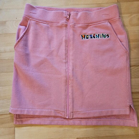 Pink Moschino skirt with zipper in front - Picture 1 of 5